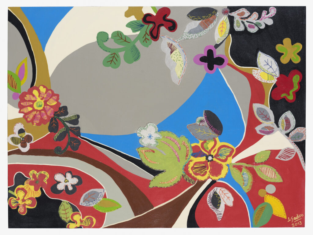 GÉNERO II | Pintura, bordado, collage. 70X90cm